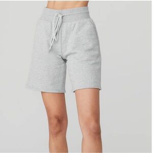 Alo High-Waist Easy Sweat Short Grey Size Small